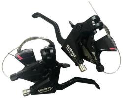 Shimano Altus ST-M310 fék-váltókar szett (jobb, bal és bowdenek), 3x8s, 2 ujjas, fekete