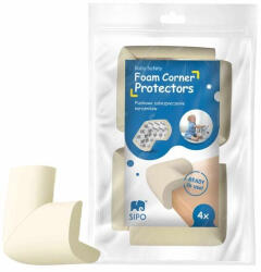SIPO Puha sarokvédő készlet (4 db) - bézs