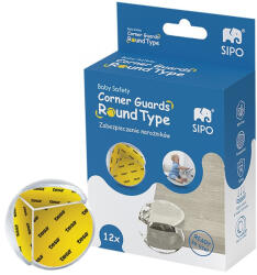 SIPO Biztonsági sarokvédő készlet (12 db) - gömbölyű