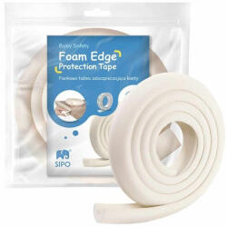 SIPO Puha biztonsági élvédő habszivacs szalag 2 méter - bézs