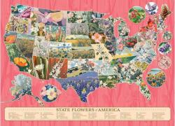Cobble Hill 40315 - State Flowers of America - 1000 db-os puzzle (40315)