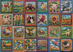 Cobble Hill 40320 - Country Life Crochet - 1000 db-os puzzle (40320)