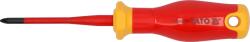 TOYA Csavarhúzó szigetelt PZ1x 80 VDE 1000V - Slim - Yato (YT-282656)