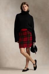 Ralph Lauren gyapjú szoknya piros, mini, egyenes, 211947923 - piros L