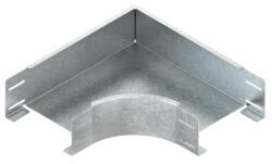 Niedax Cot 90° cu profile laterale neperforate, dar cu perforatii conector, cu placi de imbinare integrate RESS 100.400 S (RESS100.400S)