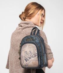 Anekke STUDIO félköríves előzsebes, két hátsó rekeszes közepes divathátizsák 41845-197 - taskaweb