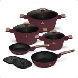 Berlinger Haus Edénykészlet 10 részes titánpro bevonattal matt bordó Leonardo Nordic BH/8305 (BH/8305)