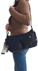 Samsonite BLAZING fekete négy zsebes közepes csónak divattáska 154019-1041 - taskaweb