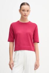 Benetton gyapjú pulóver könnyű, rózsaszín, 11AHD10E6 - rózsaszín L