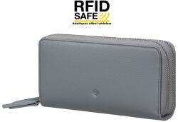 Samsonite BRIGHTBEYOND szürke, nagy, két részes körzippes, irattartós női RFID pénztárca 151709-B107