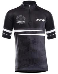 Northwave Origin Junior fiú rövid ujjú mez, fekete/fehér szín, S méret
