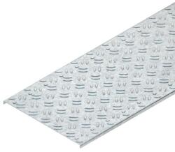 Niedax Capac pentru suport de cablu, antiderapant R10 conform. conform DIN 51130 cu nervuri inaltate pe toata suprafata si deschideri de decuplare pre-timbrate RDRS 100-2.0 S (RDRS100-2.0S)