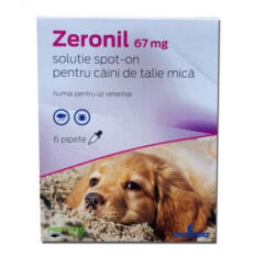 Chanelle Zeronil, solutie antiparazitara pentru caini intre 2-10 kg, 67 mg, 1pipeta