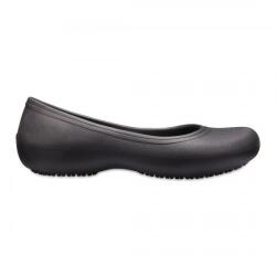 Crocs Balerini Crocs At Work Flat Negru - Black 41-42 EU - W10 US