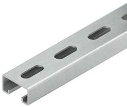 Niedax Profil C Tip 2986 Profil C, latimea fantei 18 mm, conform. conform DIN EN 60715, perforat 2986/700 SL (2986/700SL)