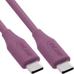 InLine Cablu USB 2.0 type C fast charging silicon 100W Mov 0.5m, InLine IL35895P (IL35895P)