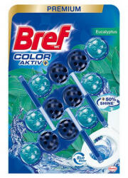 Bref Color Aktiv+ WC frissítő golyó Eukaliptusz (3 x 50 g) (9000101018066)