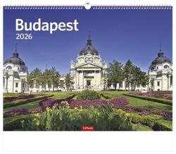 TopTimer Falinaptár 2026 TOPTIMER T093 310x420mm Budapest (26T9300-03F)