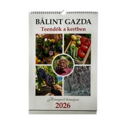 PÁTRIA Falinaptár 2026 pd BÁLINT GAZDA Teendők a kertben 30x42 cm 2026