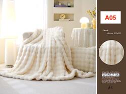 East Comfort Paturi blanita de iepure cu fermoar pt pilota 3kg 200x230cm A05 Patura