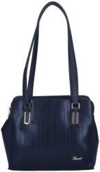 Karen sötétkék erezett / művelúr hullámmintás rostbőr női válltáska 2471 wiki