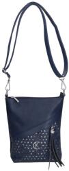 Karen sötétkék / arany lézervágott női rostbőr válltáska 2501 kai