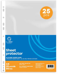 BLUERING Genotherm lefűzhető, A4, 50 micron fényes víztiszta Bluering® 25 db/csomag, 4 csomag/karton kínáló - delfinbuvar