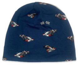  Minimanó Pamut sapka (44) - Versenyautó kék