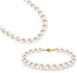 Heratis Forever Romantikus gyöngy szett arannyal, 8mm PE244S