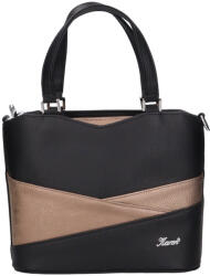 Karen rostbőr táska D 565 fekete bronz