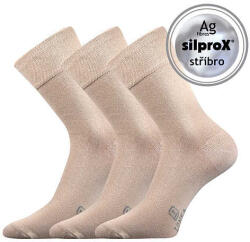 Lonka zokni Dasilver bézs 3 pár 43-46 111647 (111647)
