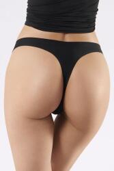 Julimex Tanga de damă Simple string negru, L