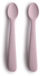 Mushie szilikon kanál 2 db - Soft Lilac