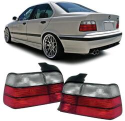  BMW E36 sedan piros fehér burás hátsó lámpa pár