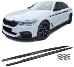  BMW G30 G31 M Performance stílusú lakkozott fekete alsó küszöb spoiler szett