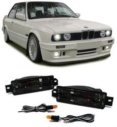  BMW E30 kristály fekete füst burás index pár