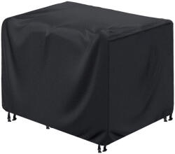 Brius Husa mobilier gradina impermeabila protectie uv poliester, 70x70x125 cm, rezistenta, negru (GA-2170)