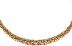 Ékszershop Lapított király arany nyakék (1322930)