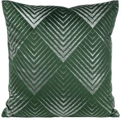 Takoy Bársony díszpárnahuzat BLINK 36 ezüst geometriai mintával-HF-395877