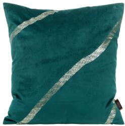 Takoy Bársony díszpárnahuzat BLINK 34 keresztirányú arany csíkokkal-HF-395860