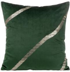 Takoy Bársony díszpárnahuzat BLINK 34 keresztirányú arany csíkokkal