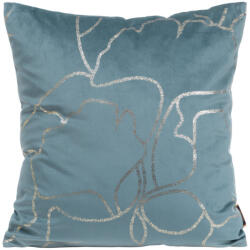 Takoy Bársony díszpárnahuzat BLINK 35 aranyszínű ginkgolevélmintával-HF-395871