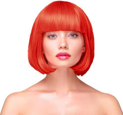 PartyPal Paróka, rövid, egyenes, narancs