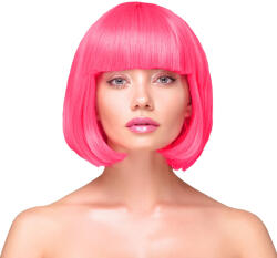 PartyPal Paróka, rövid, neon pink