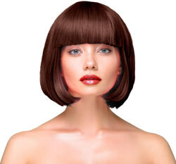 PartyPal Paróka, rövid, egyenes, barna