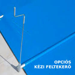  Biztonsági medence takaróhoz kézi csévélőrúd, tekerő