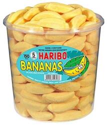 HARIBO Tégelyes Bananas Gyümölcsízű Habcukor 1050g( 150Db)