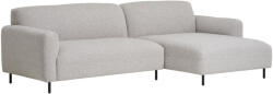 Svala Sarok ülőgarnitúra Svala 265 cm világosszürke bouclé - jobbos