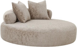 Arden Stílusos kerek fekvő kanapé Arden160cm szürkés barna