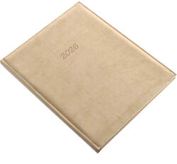  Határidőnapló, agenda A/4 heti, Bolero, 2026. évi, Drapp